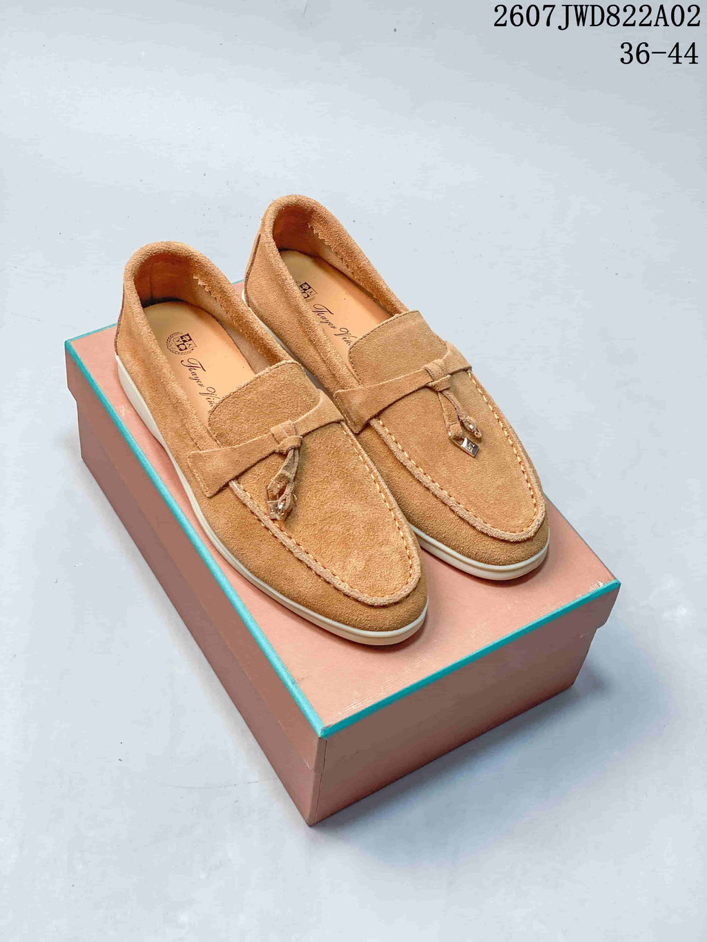 Women's Suede-Style Tassel Loafers, Style 06JWD822A02