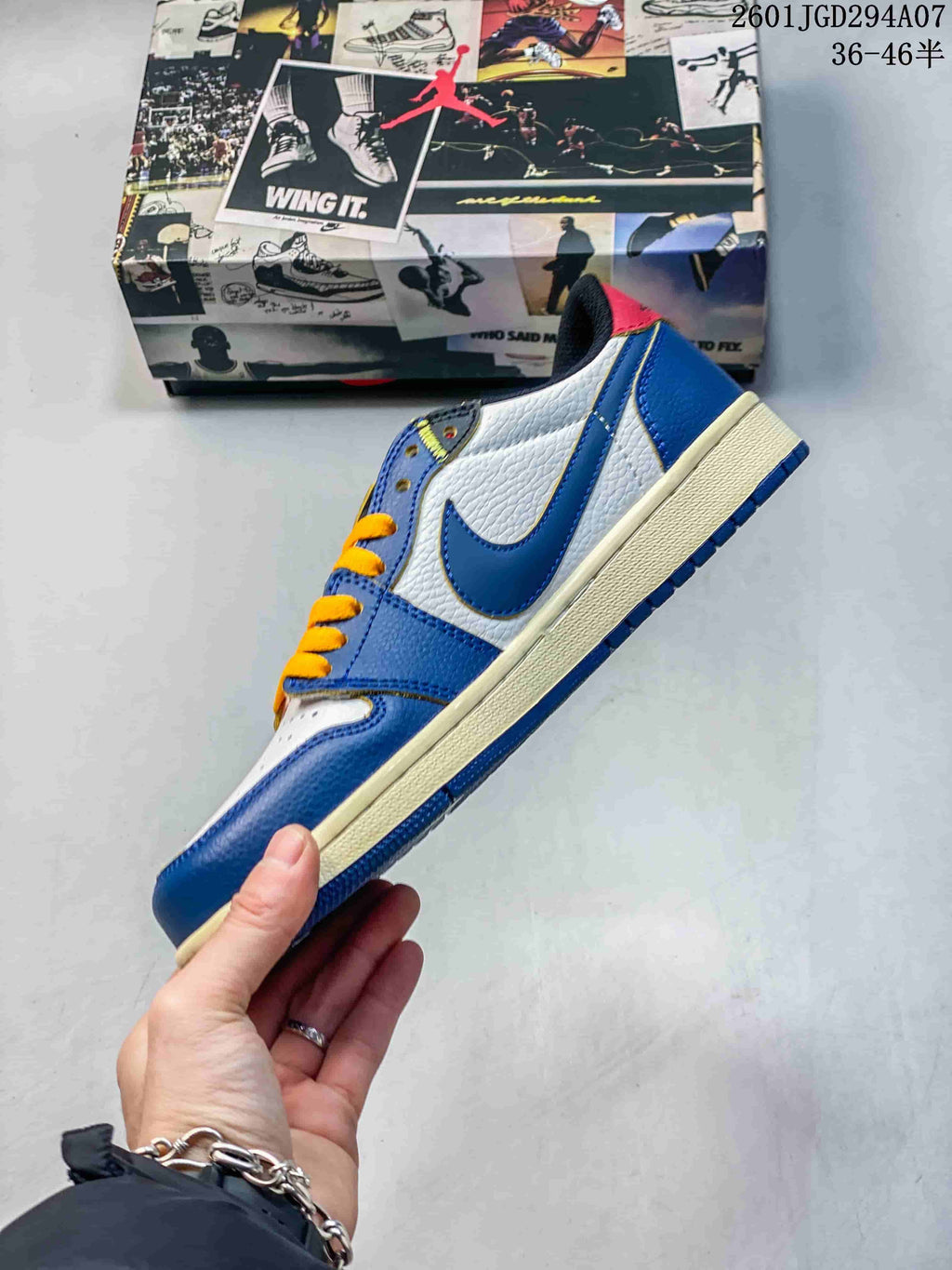 Nike Air Jordan 1 Retro Low OG Blue White Sneakers HV8566