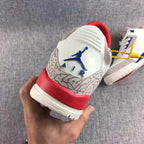 Air Jordan 3 Independence Day White Basketball Sneakers