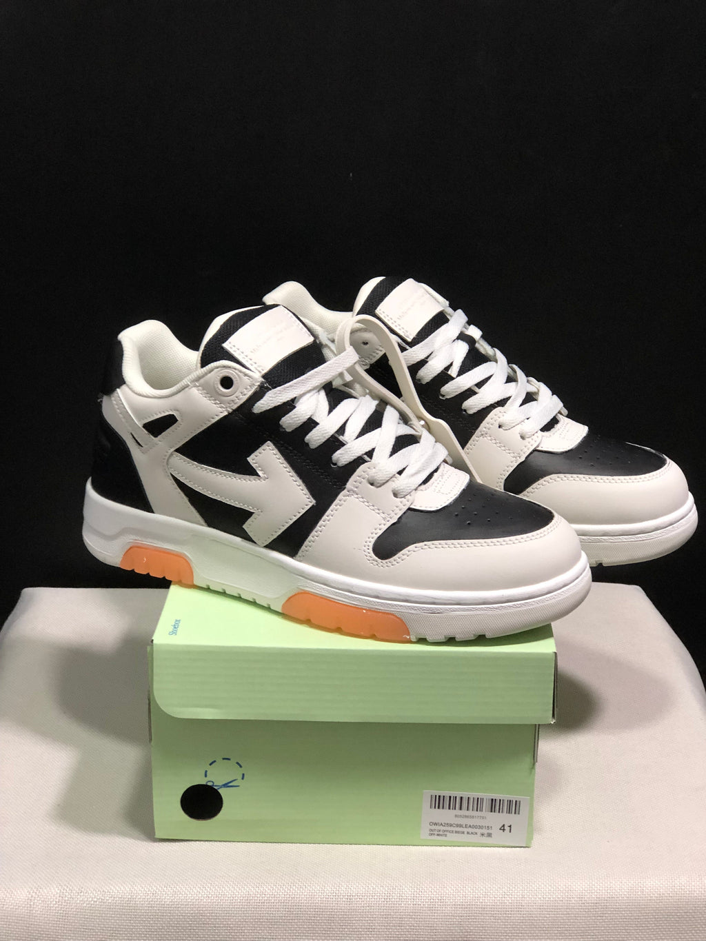 Off-White Out Of Office Low-Top Sneakers Black White