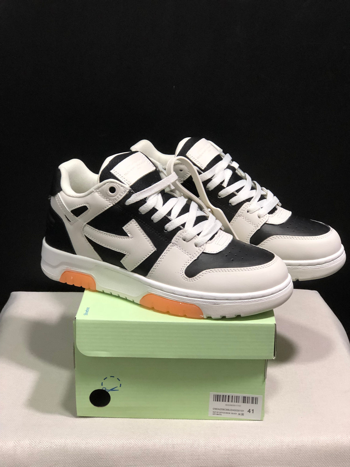 Off-White Out Of Office Low-Top Sneakers Black White