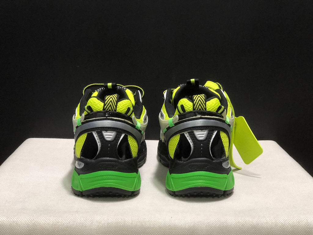 Off-White Be Right Back Sneakers Neon Green Black