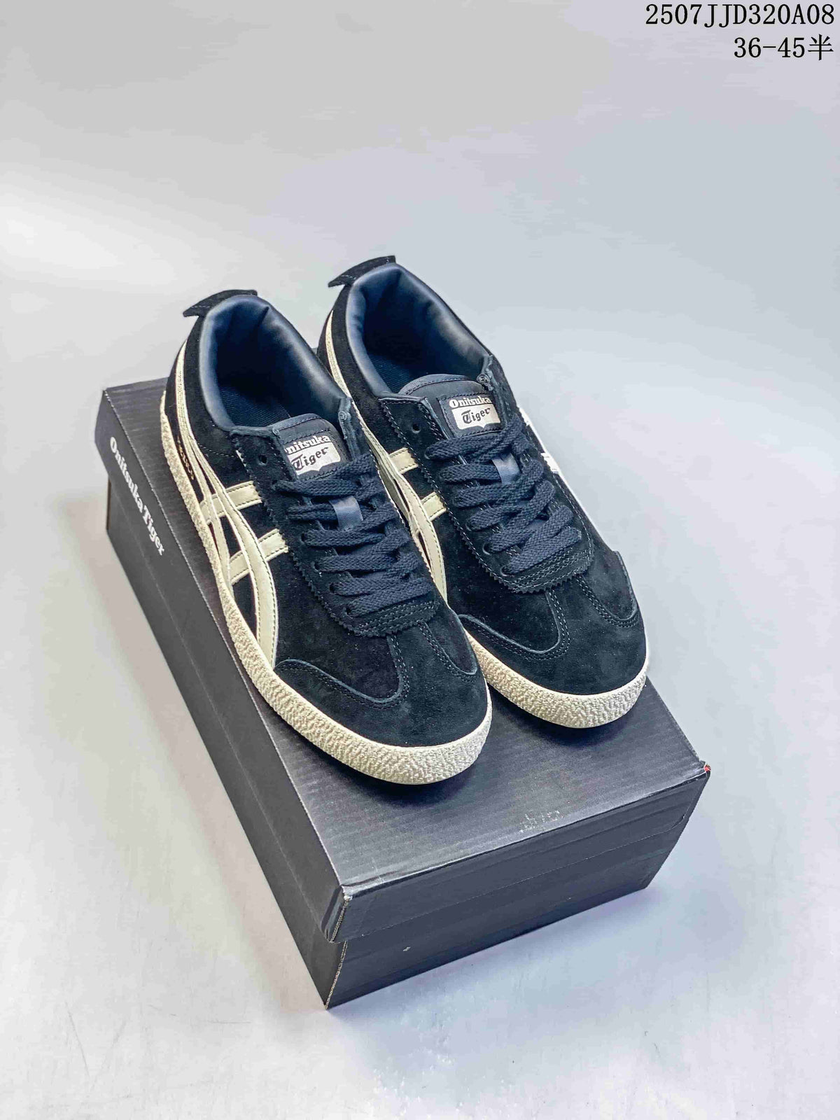 ASICS JAPAN S Black Cream Retro Sneakers 2507JJD320A08