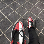 Air Jordan 1 High Black Red White Sneakers