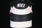 Nike Dunk Low Retro Black White Pink Sneakers