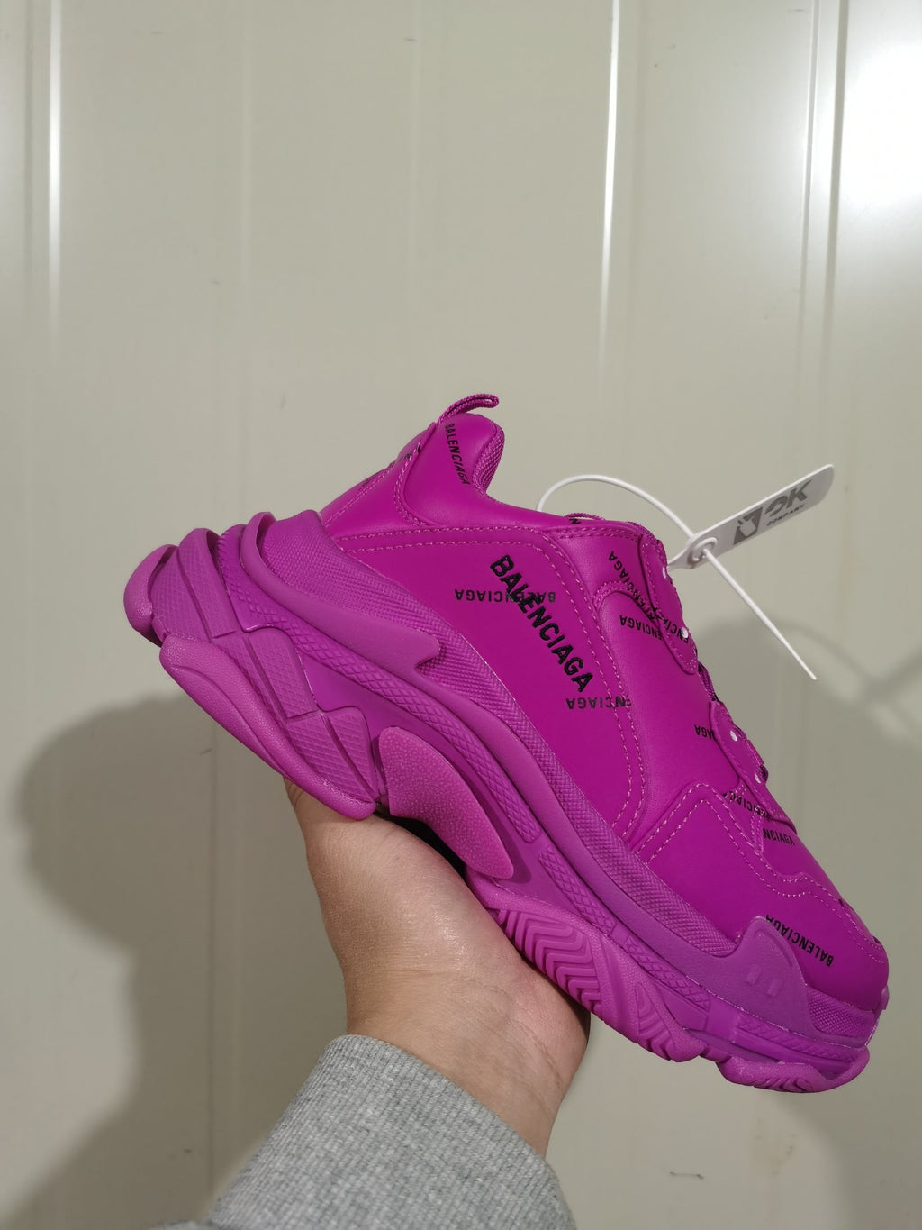 Balenciaga Triple S Sneakers Purple Red 524039 W2FA1 9016