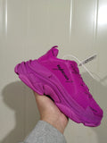 Balenciaga Triple S Sneakers Purple Red 524039 W2FA1 9016