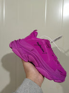Balenciaga Triple S Sneakers Purple Red 524039 W2FA1 9016