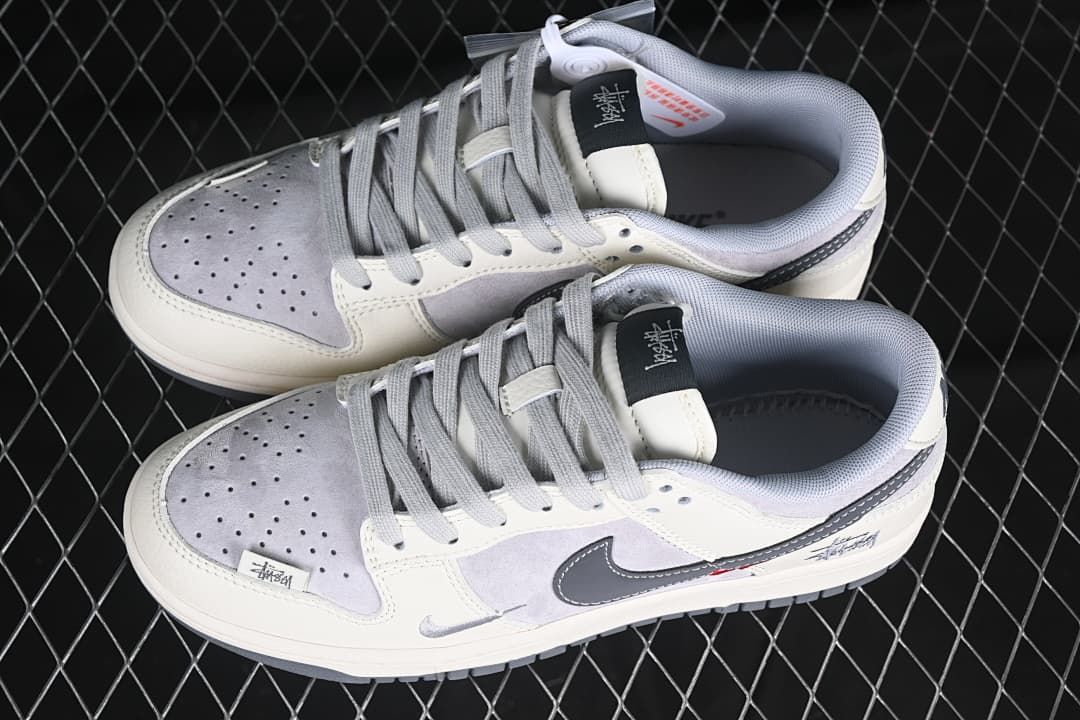 Nike Dunk Low Stüssy-Style Sneakers Grey DM6868-027