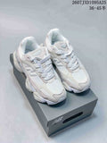 New Balance 9060R White Suede-Style Sneakers 712450EWO