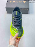 Saucony Endorphin Speed 5 Running Shoes, Gray and Volt