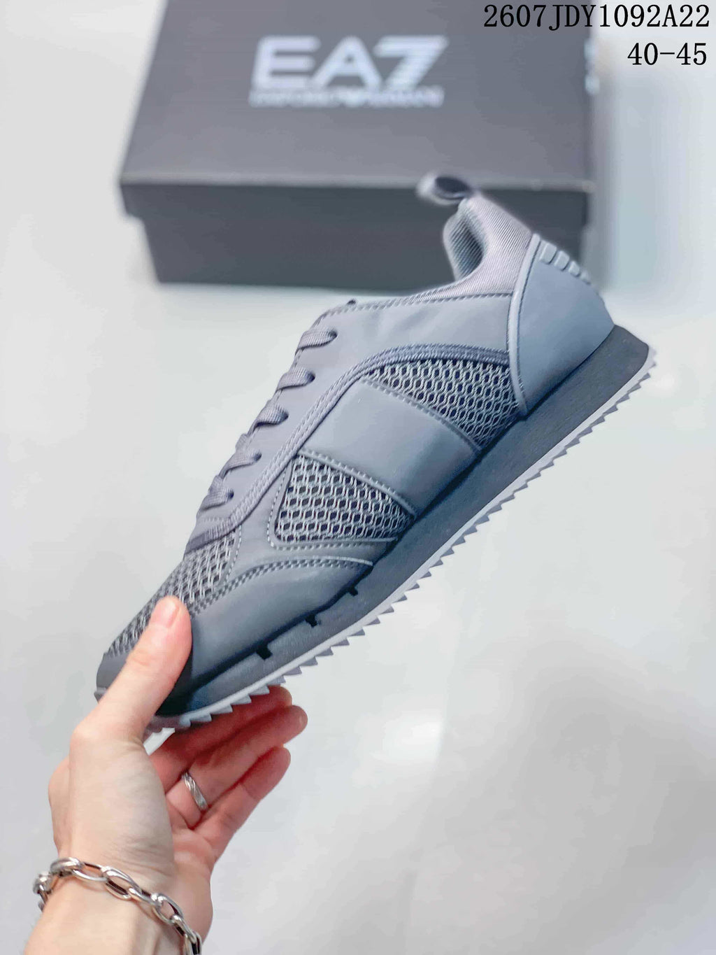 Emporio Armani EA7 Low-Top Sneakers Gray JDY1092A22