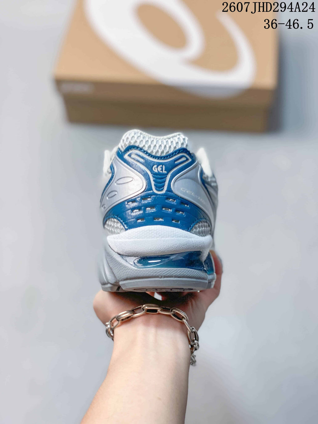 ASICS Gel-Kayano 14 Sneakers Blue and White 2607JHD294A24