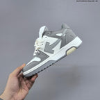 Off-White Arrows Low-Top Sneakers in White and Grey
