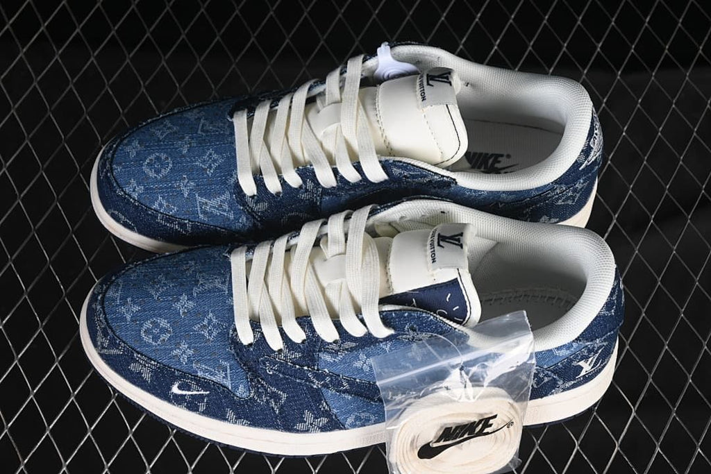 Jordan Air Jordan 1 Low OG SP Blue Printed Low-Top Sneakers