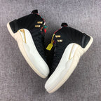 Jordan Air Jordan 12 CNY Patchwork High-Top Sneakers Black