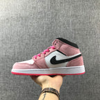 Air Jordan 1 Mid Pink Sneakers 852542-801