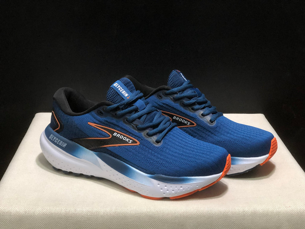 Brooks Glycerin 21 Running Sneakers Blue Black Orange