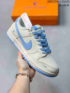 Nike SB Dunk Low Pro White Blue Sneakers 2607JVD1155A25