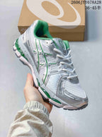 ASICS GEL-KAYANO 12.1 Silver Green Running Shoes