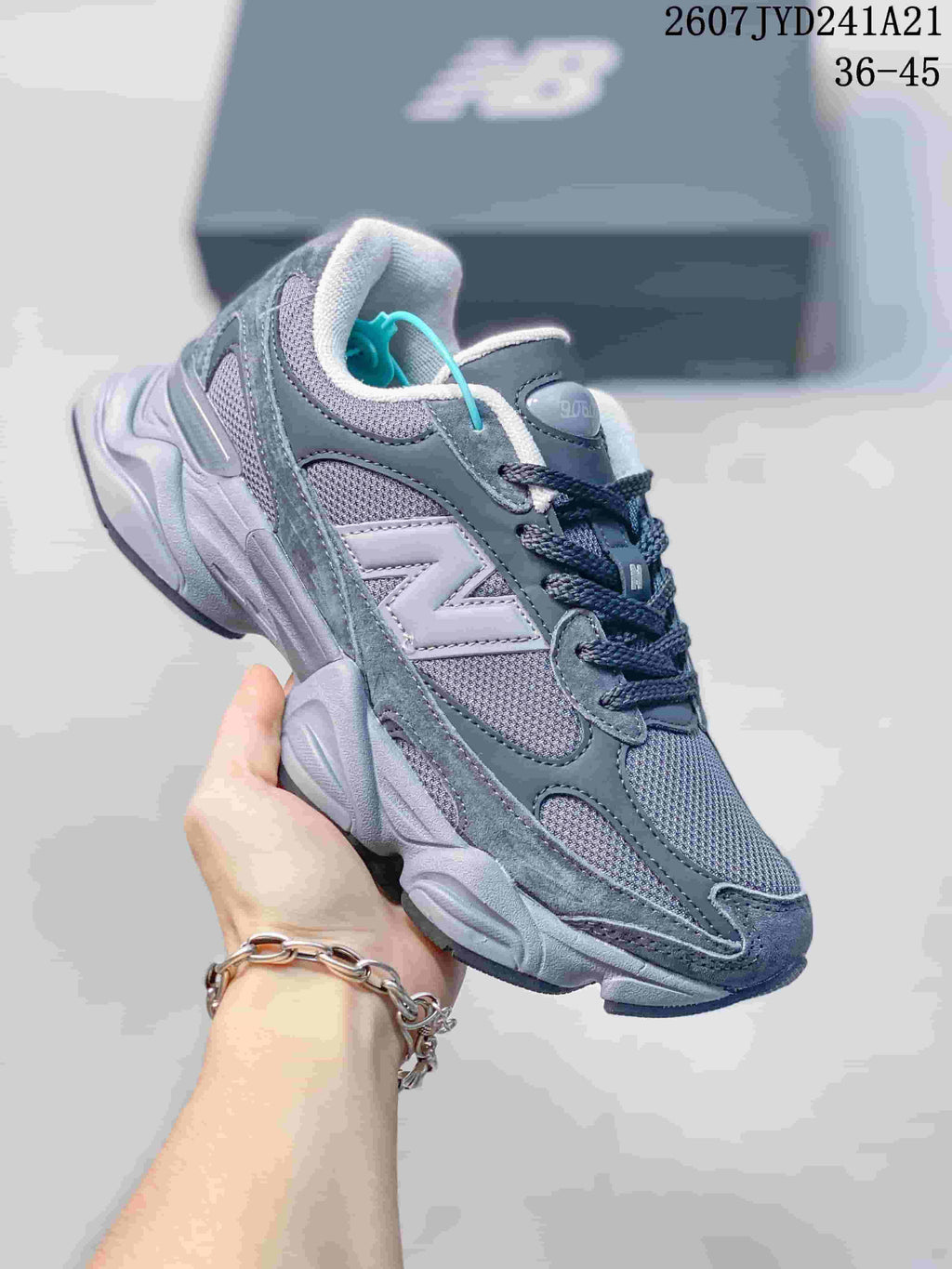 New Balance 9060 Gray Low-Top Sneakers