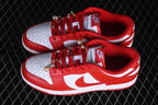 Nike Dunk Low Red and White Sneakers DD1873-116