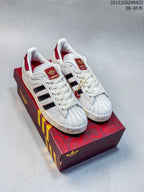 adidas Superstar Snake Year White Red Low-Top Sneakers 2512JGD299A22