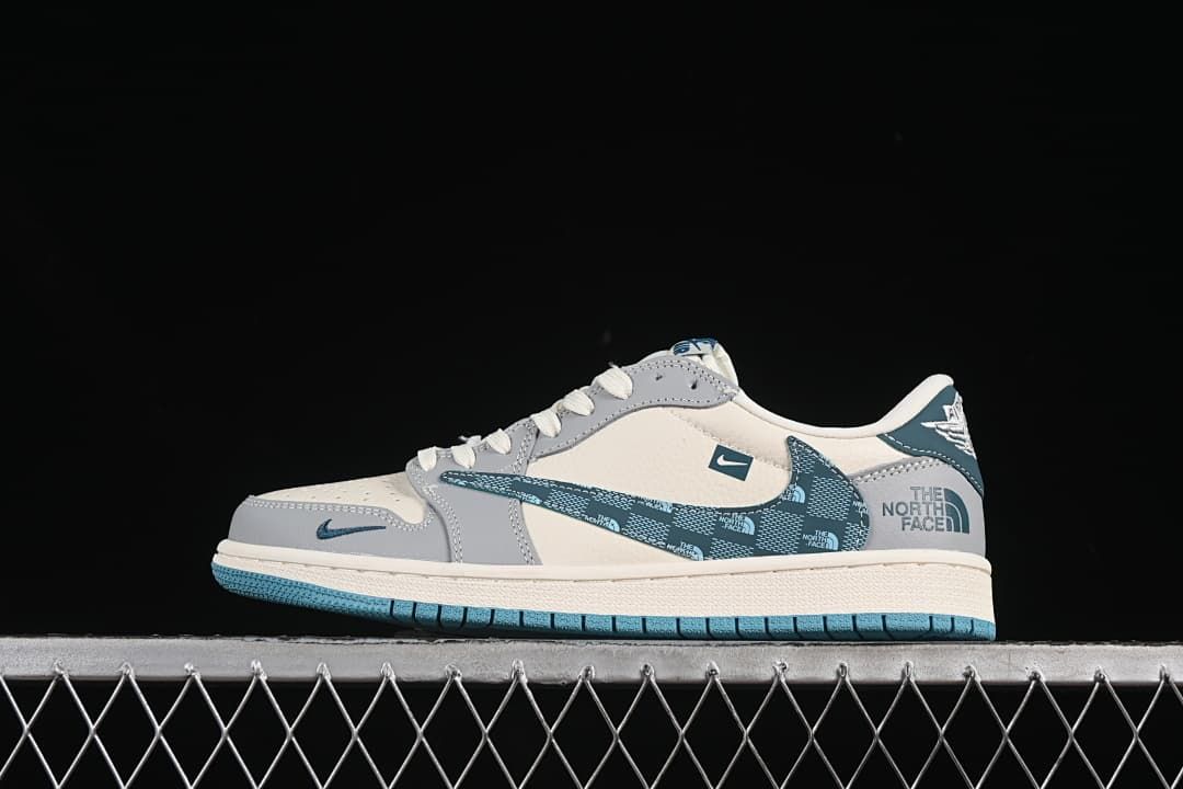 Air Jordan 1 Low OG SP Blue Plaid Sneakers
