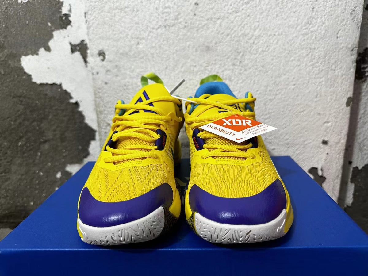 Nike KD 4 Basketball Shoes Yellow and Blue