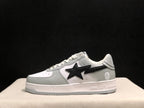 BAPE Sta Low-Top Sneakers White Grey Black