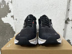 On Running Cloudmonster Black Silver Running Sneakers