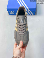 Adidas Originals Gazelle Indoor Sneakers Gray Gold JQ8386