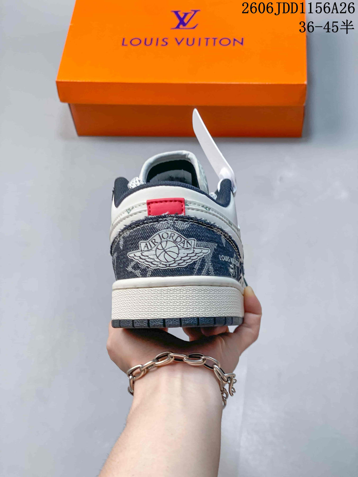 Jordan Air Jordan 1 Low Fragment Travis Scott Dior White Sneakers