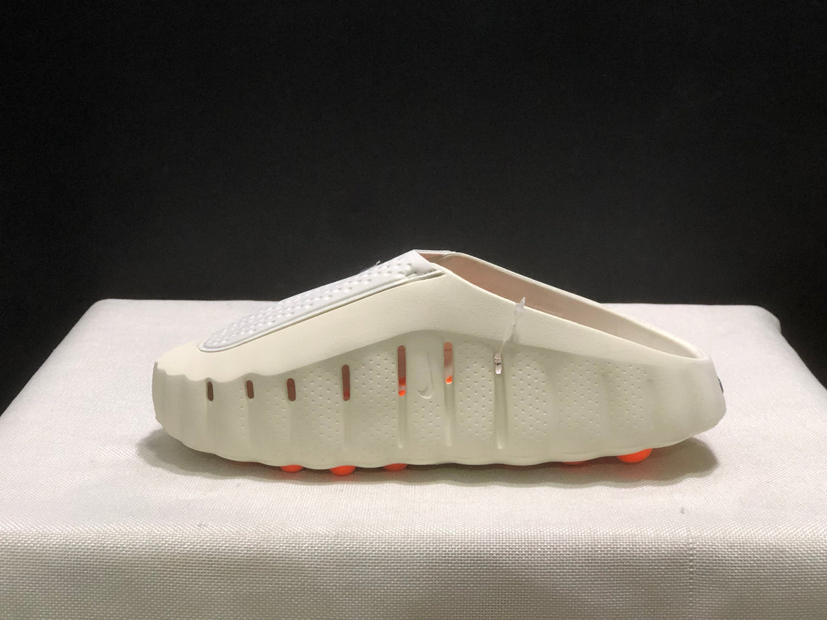 Nike Mind 001 Light Bone Solar Red Mules
