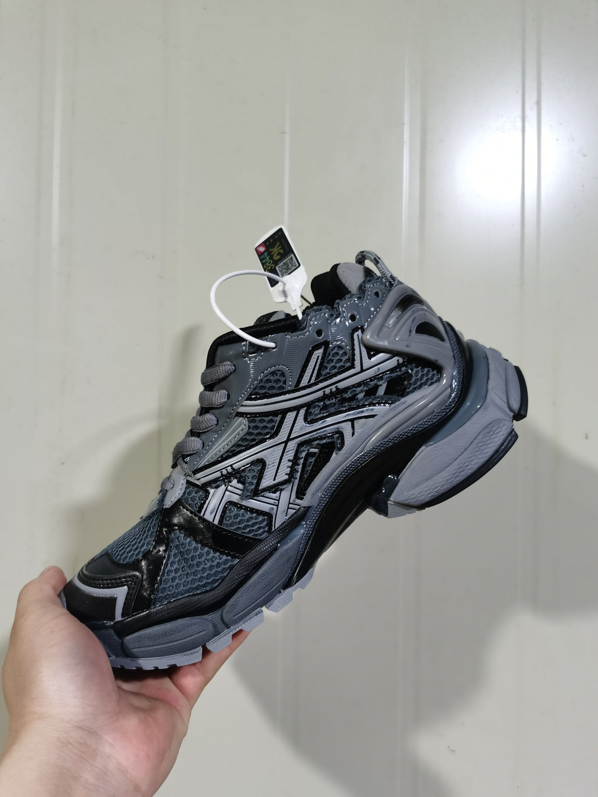 Balenciaga Runner Sneakers Dark Grey Black 677402 W3RBR 1515