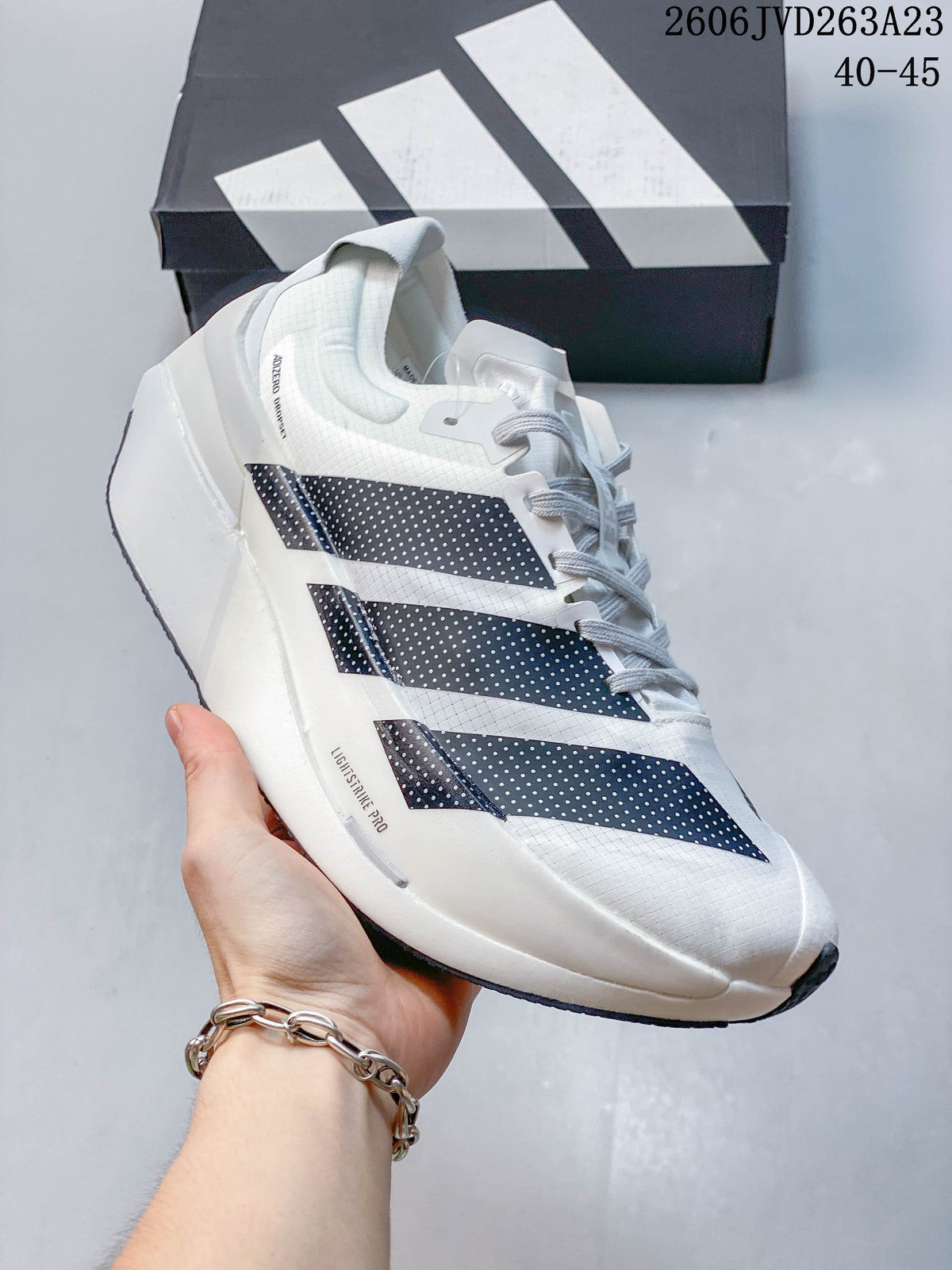 Adidas Adizero Dropset Elite Running Shoes White