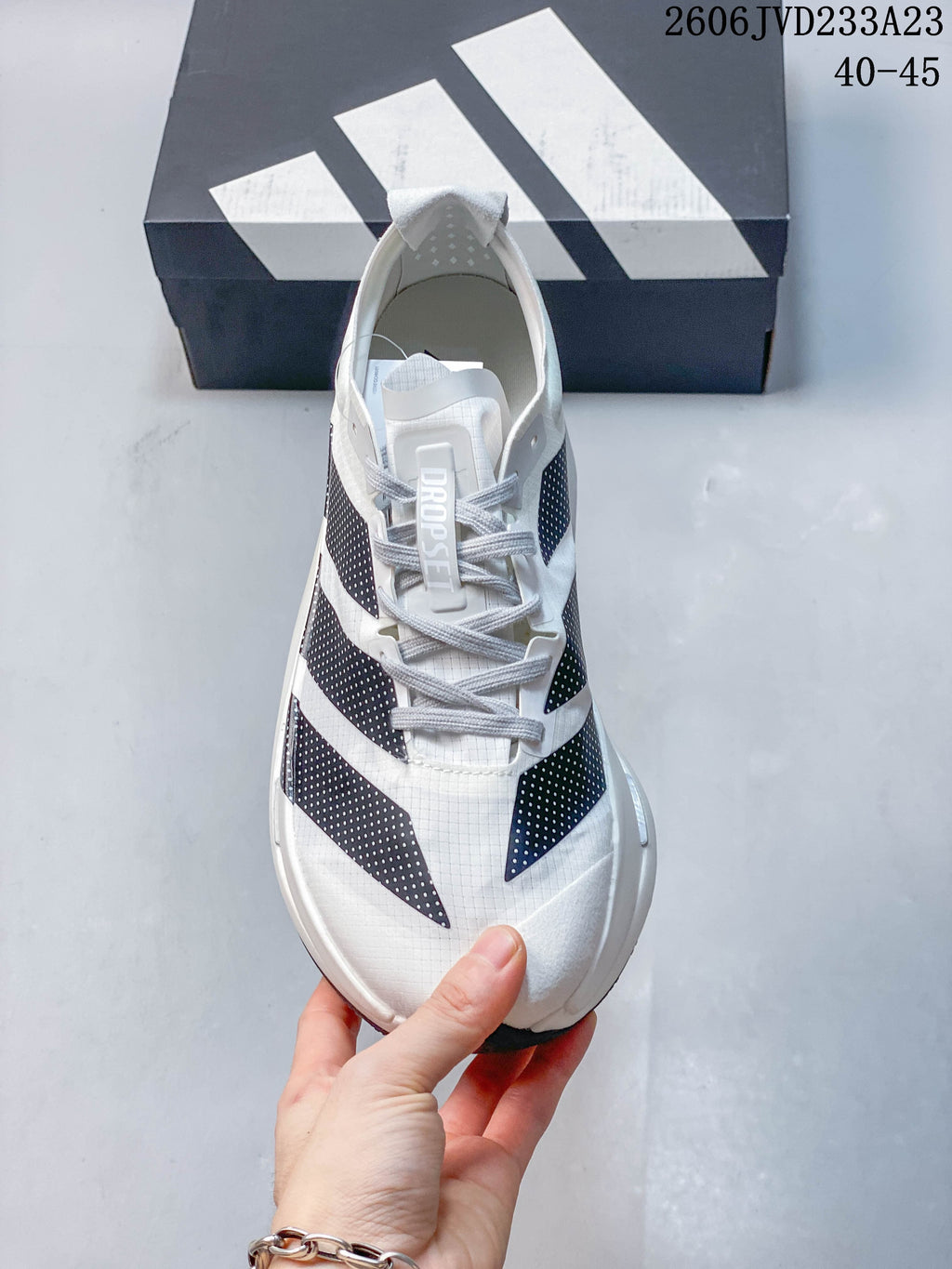 Adidas Adizero Prime X3 Running Shoes White Navy