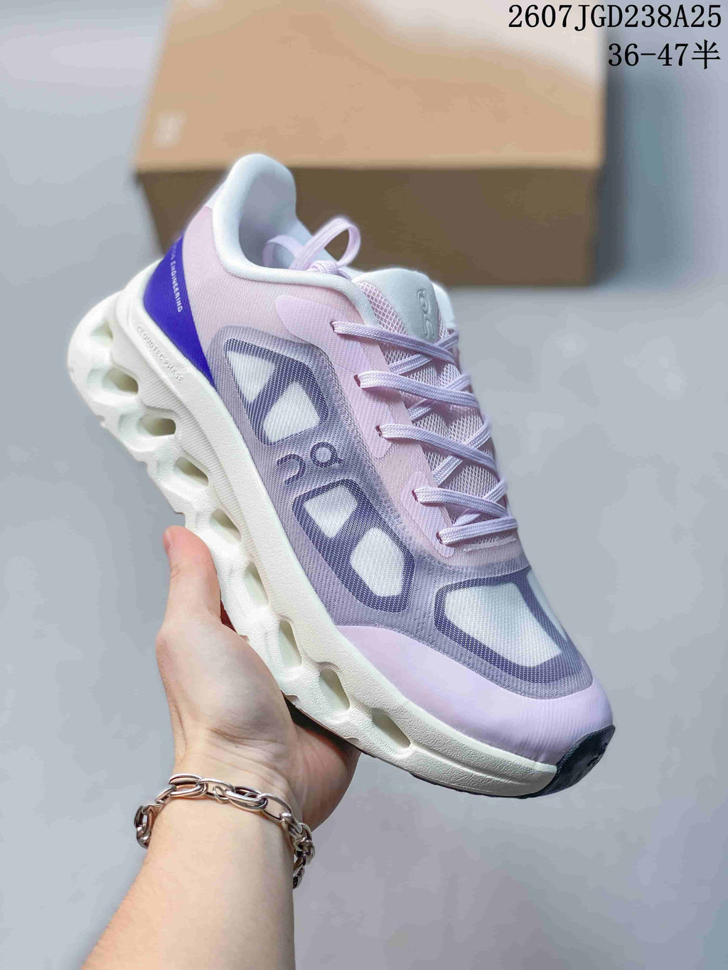 On Cloudtilt Remix Sneakers in Lavender and White