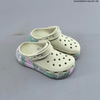 Crocs Classic Platform Clogs with Butterfly Print