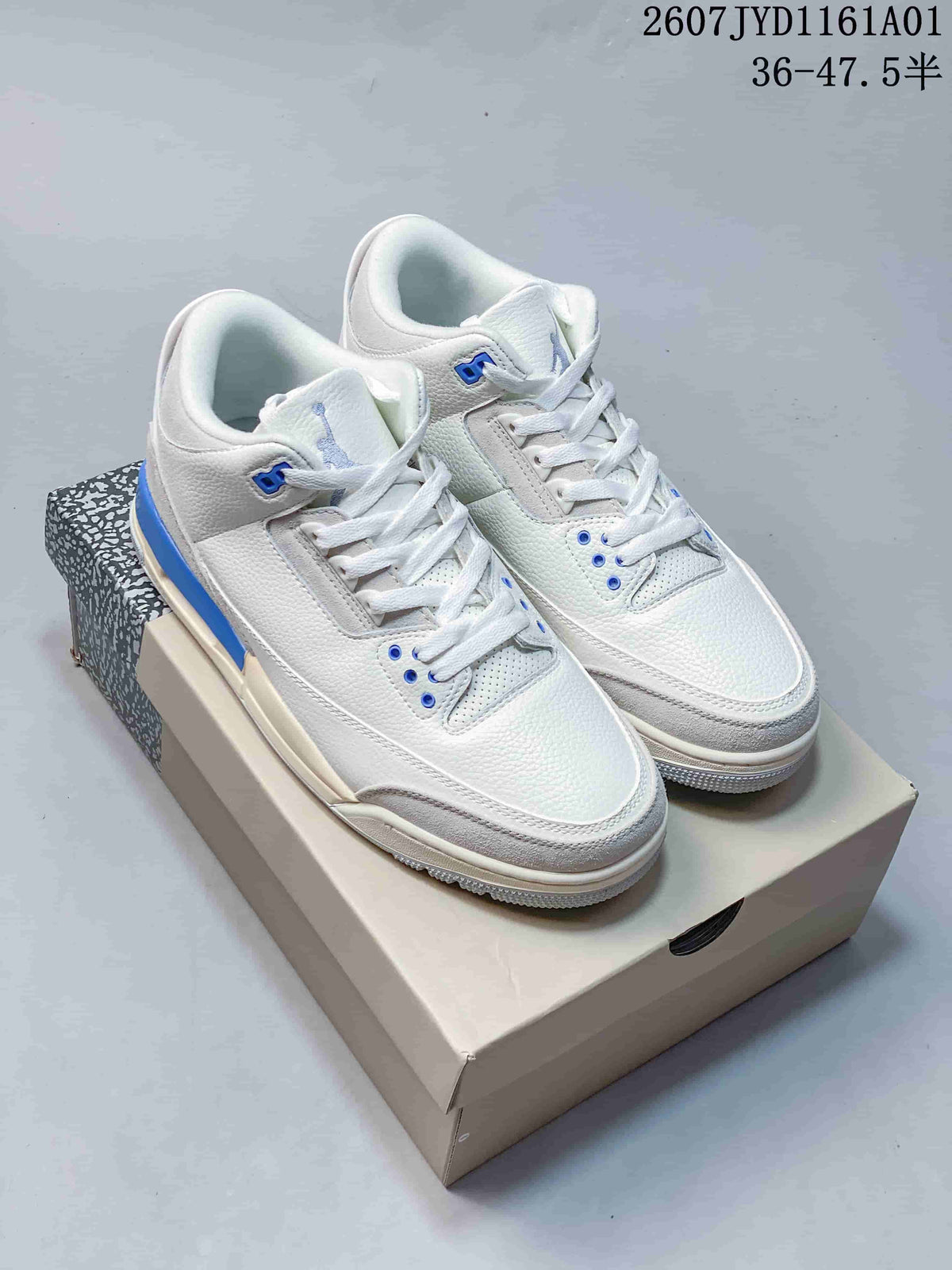 Jordan Air Jordan 3 Lucky White and Blue Sneakers DM0967-101