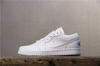 Jordan 1 Low White Basketball Sneakers 553560-101