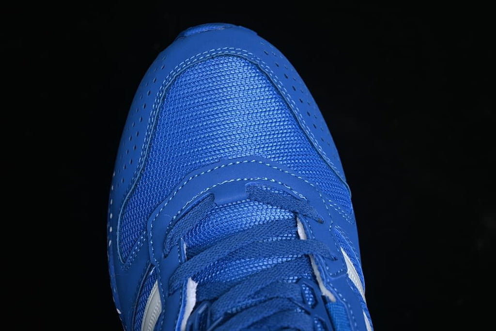 adidas S77540 Blue Mesh Trail Sneakers