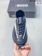ECCO 2607JWD841A21 Black and White Casual Sneakers