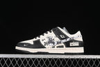 Nike SB Dunk Low Stüssy Black and White Graffiti Sneakers