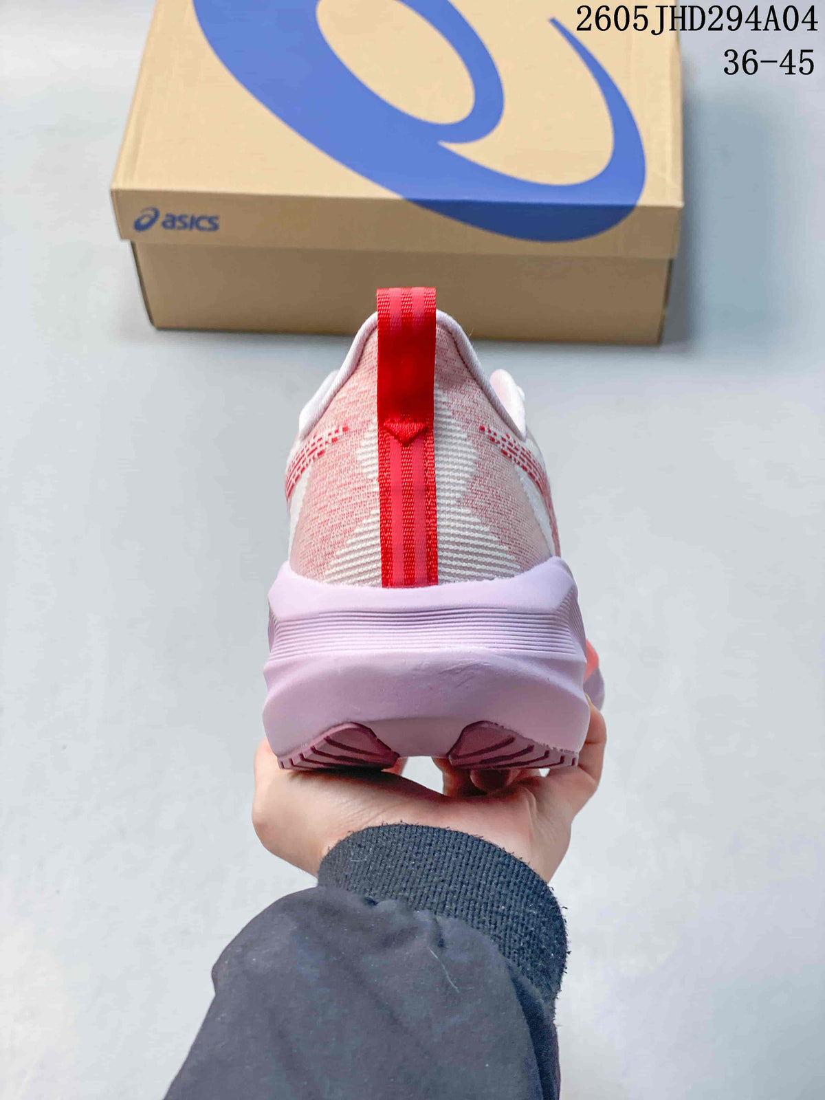 ASICS NOVABLAST 5 LE Running Shoes, Pink and White 1011B974-031