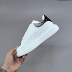 Alexander McQueen Oversized Low-Top Sneakers with Crystal Heel