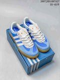 adidas Originals Samba ADV Sneakers Blue White Gum Sole