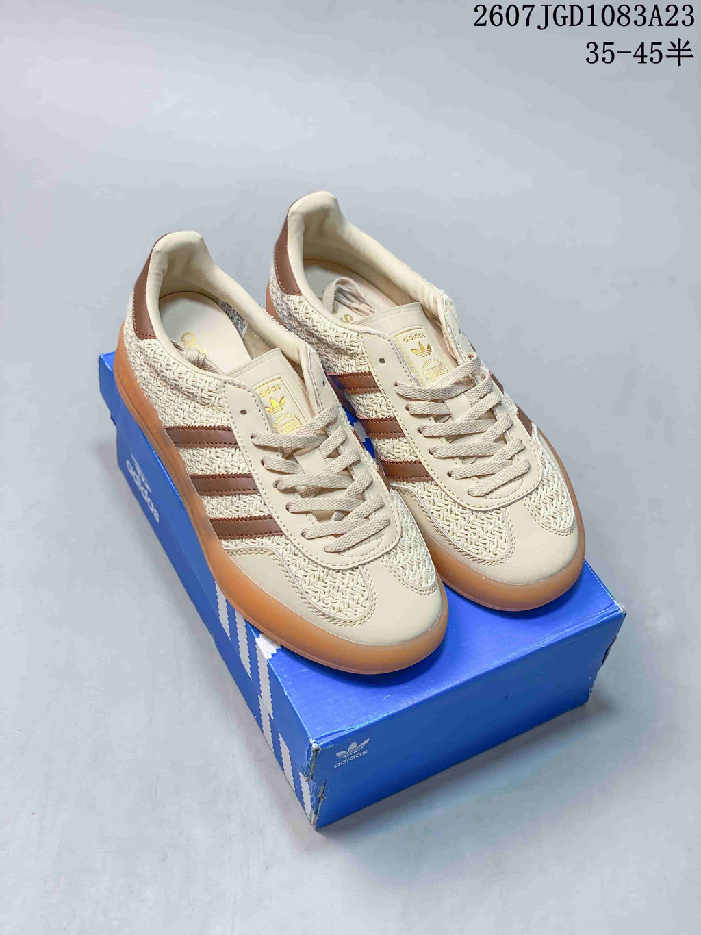 Adidas Samba OG Sneakers Cream Brown Gum 2607JGD1083A23