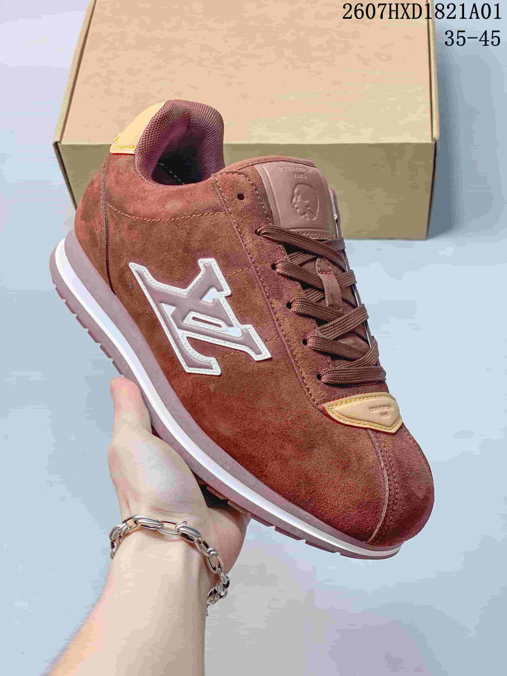 Louis Vuitton Buttersoft Low-Top Sneakers in Brown