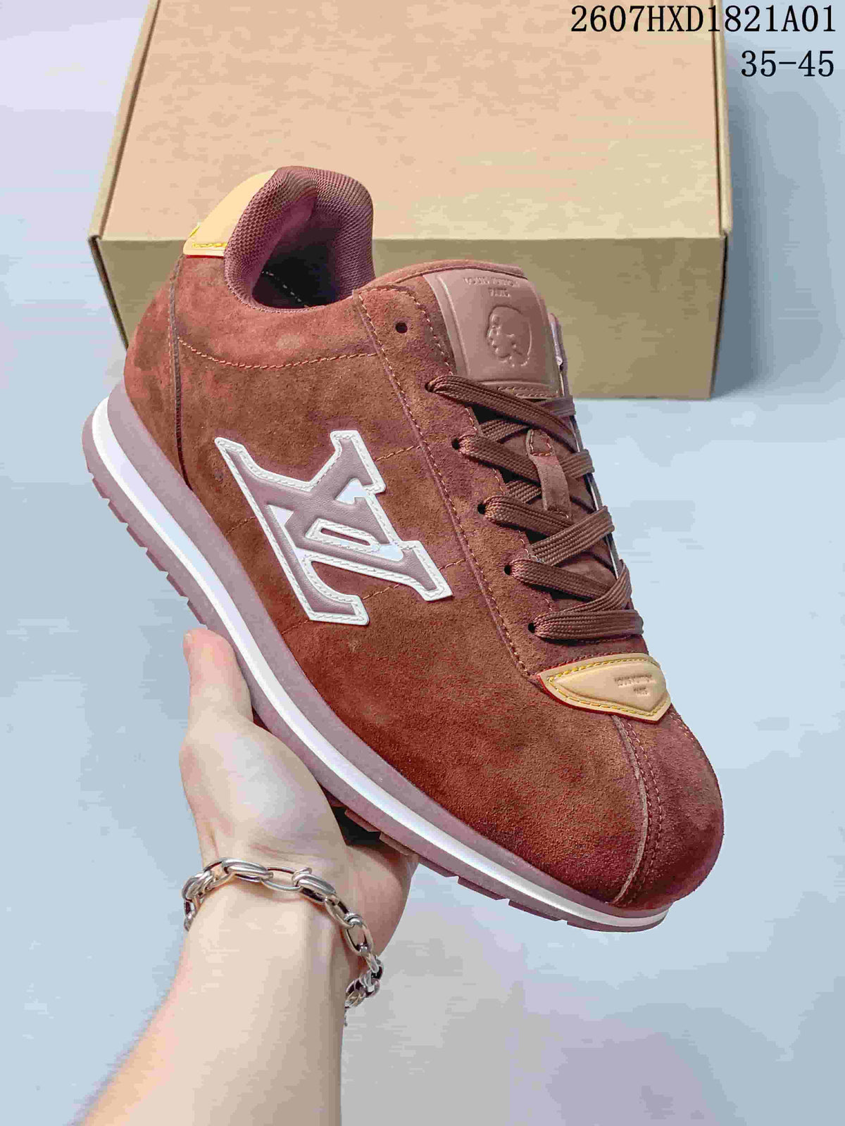 Louis Vuitton Buttersoft Low-Top Sneakers in Brown